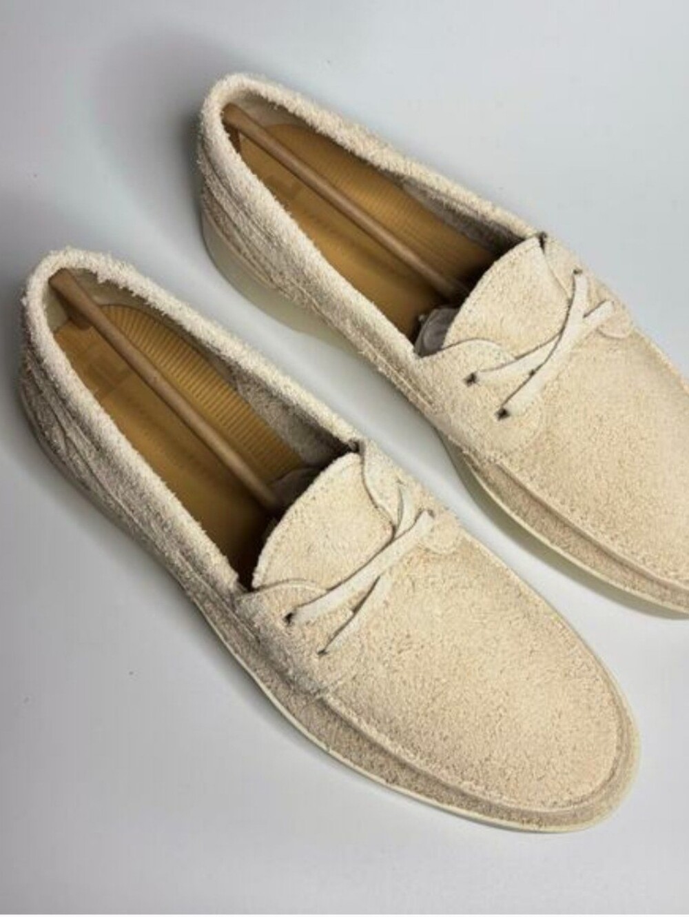Sperry X John Legend Signature Boat Shoe in Cream